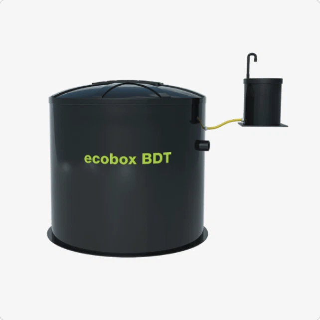 Ecobox BDT-reningsverk med pumpbrunn